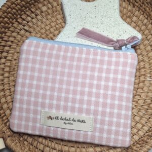 Monedero Básic rosa bebé