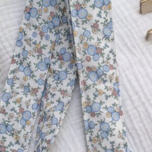 Lanyard flores azules