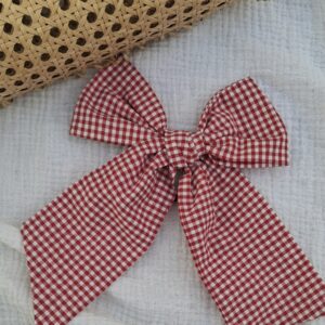 Maxi lazo vichy rojo