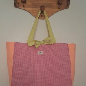 Maxi tote bag Flúor
