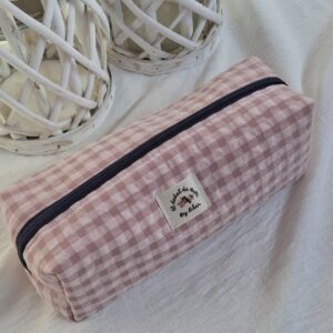 Estuche rosa empolvado